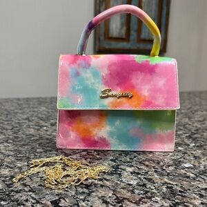 Colorful Tie-Dye Handbag new